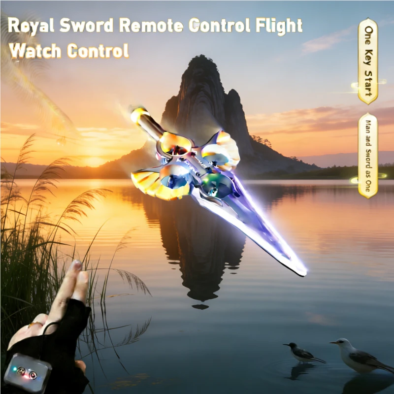 

Режим ручной волны и контроллера RC Летающий меч Планер Дрон | 3-скоростной трюковый самолет со светодиодной подсветкой для всех возрастов, воздушных развлечений