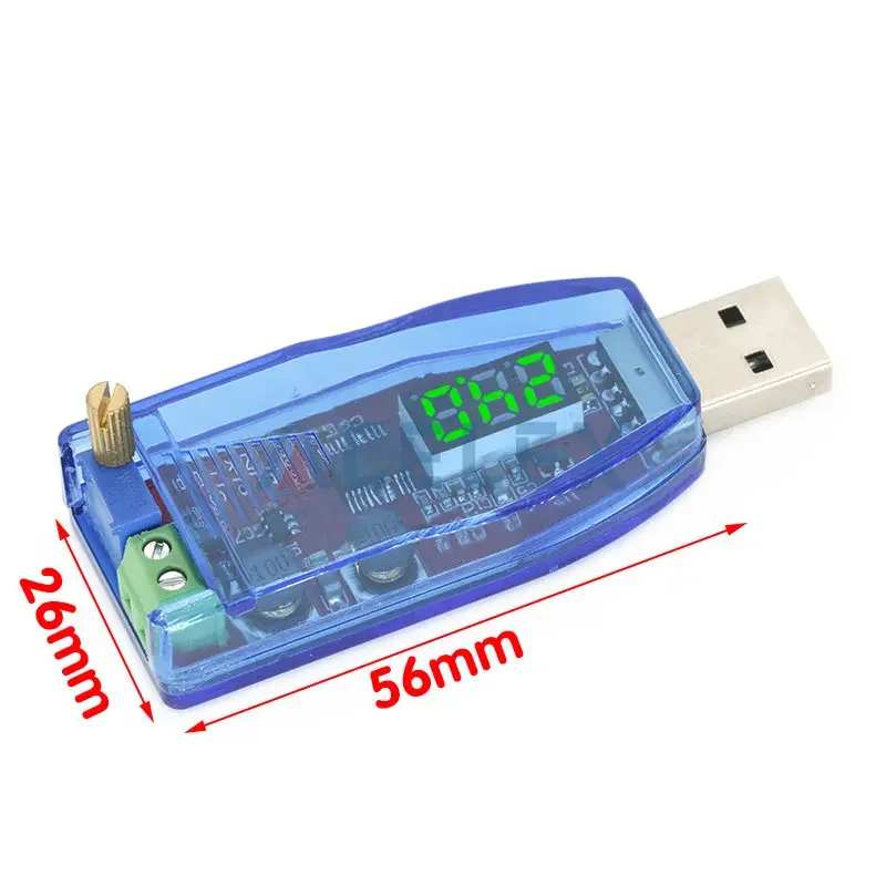 LED DC-DC 5 فولت إلى تيار مستمر 1-24 فولت قابل للتعديل الجهد USB تصعيد/أسفل باك دفعة محول إمدادات الطاقة الجهد وحدة منظم الجهد