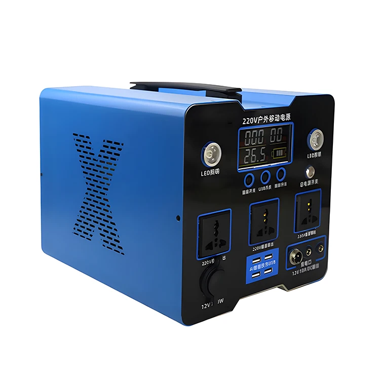 Outdoor Charging 1100W Portable Power Station Generators Solar Mobile Power Station For Home