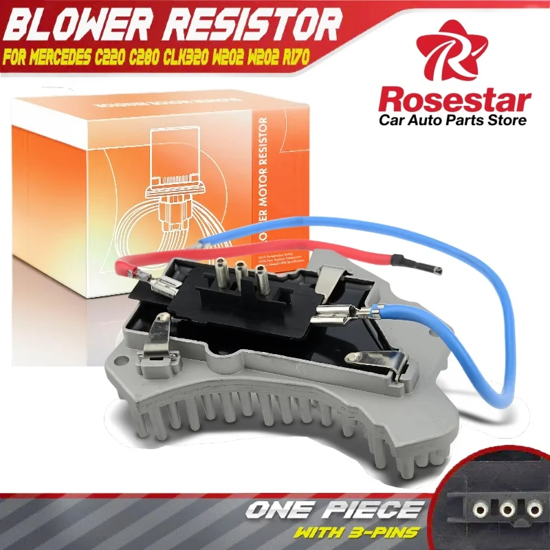 

Резистор двигателя вентилятора отопителя кондиционера W208 для Mercedes-Benz CLK430 SLK230 Chrysler 2108206210 SW9965C 2040079 RU-567 V307900021