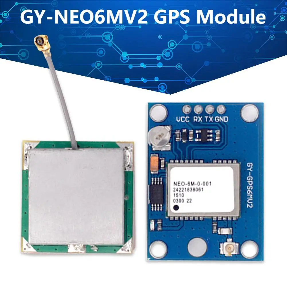 GY-NEO6MV2 GPS Positioning Module with Flight Control GPS Drone Controller Module EEPROM MWC APM2.5 3V-5V Antenna for Arduino