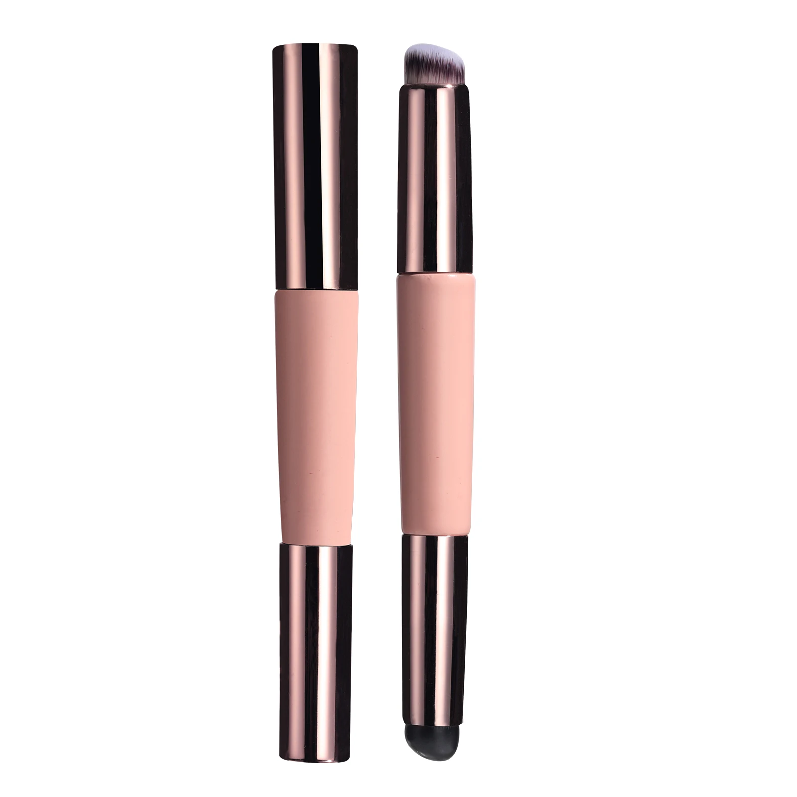 

# Hot Sales BS-MALL Double End Silicone Lip Brushes Concealer Makeup Brushes Custom Logo Lip Gloss Applicators Lipstick Blending