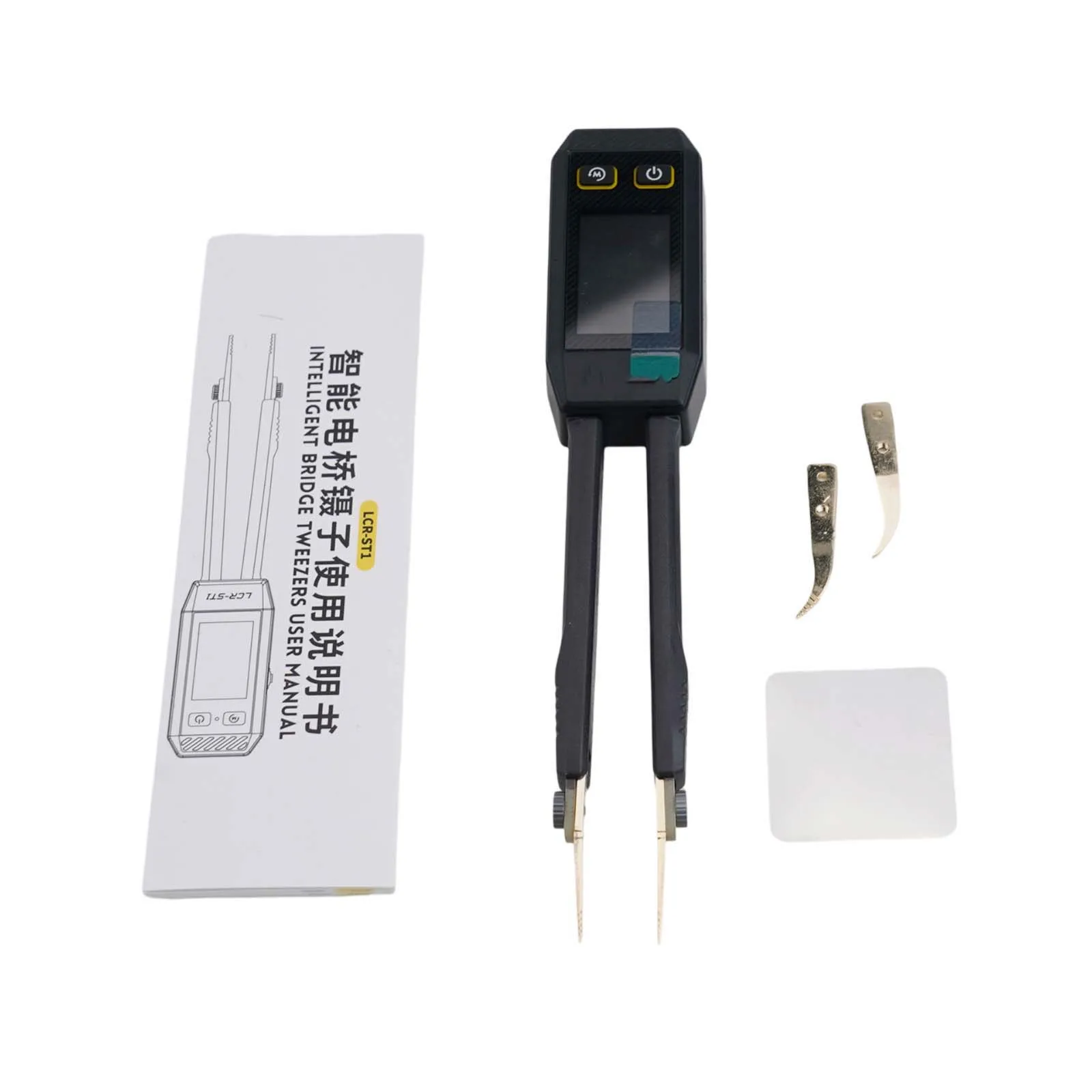 LCR-ST1 Smart Tweezer LCR/ESR Mini Tester Resistance Capacitance Inductance Continuity Diode Test Measurement Tools