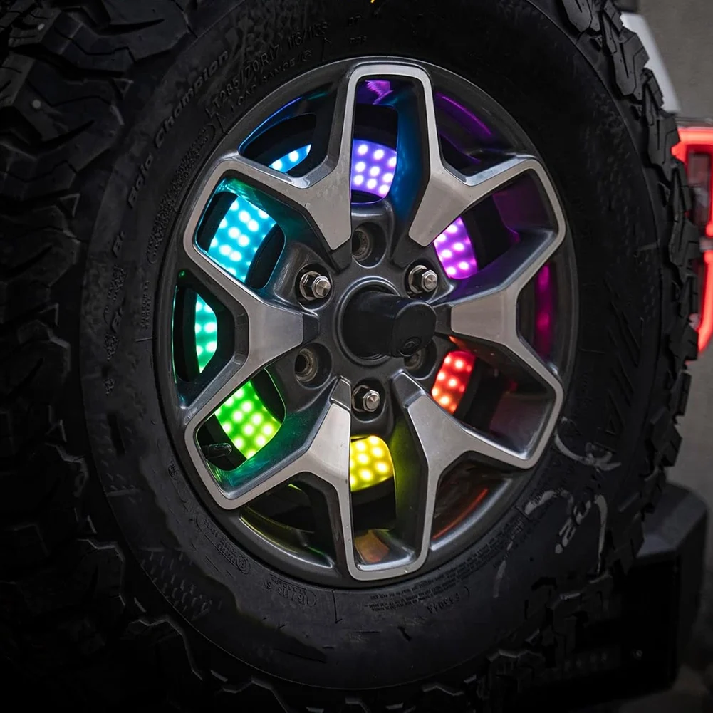 

[NEW A09R!】 RGB Spare Tire Brake Light For Ford Bronco 2021-2024 Upgrade 3Rd Third Brake Tail Light High Mount Brake Light