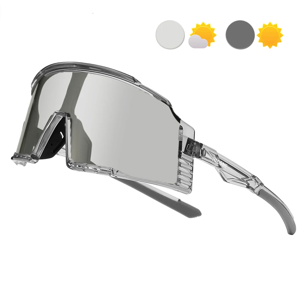 Photochromic and Polarized Cycling Sunglasses Outdoor for Men Women Sports Eyewear Bicycle Hiking Glasses Fishing Goggles UV400