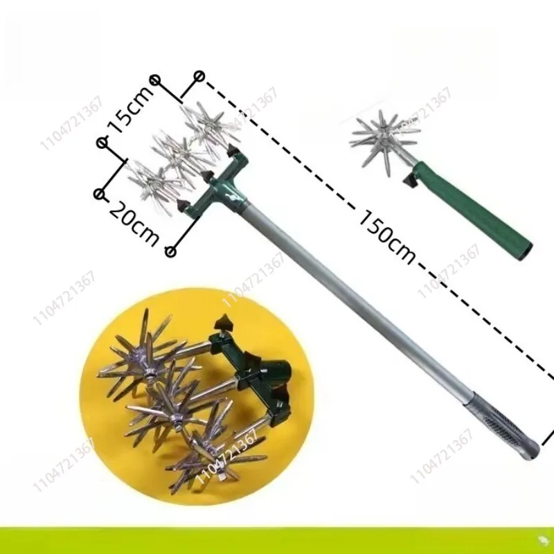 Lawn sowing and tilling tools, vegetable garden tiller, garden loosening, rotary tiller