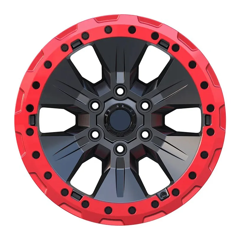 for Alloy Passenger Car Wheels 16 17 18 19 20 21 22 Inch 4 5 6 8 Holes Off-road Rims Beadlock Wheels