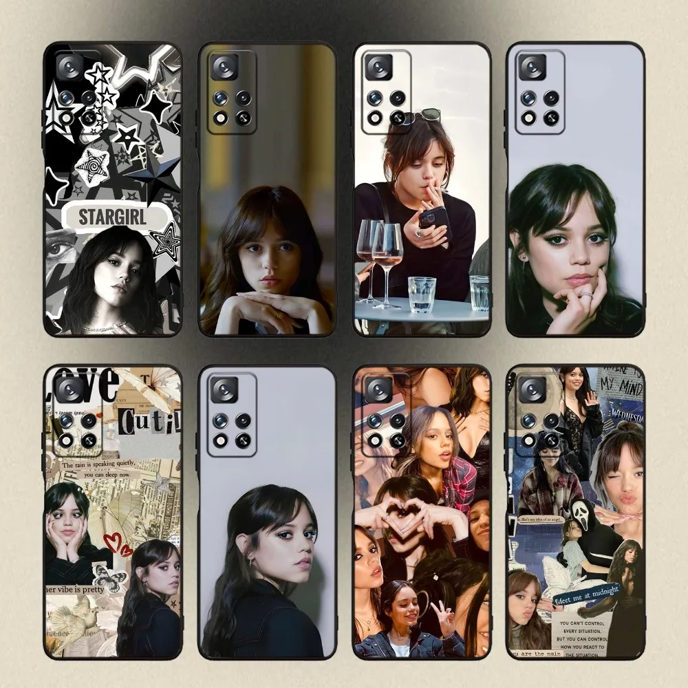 

Jenna Ortega Phone Case For Samsung Galaxy A20,A21s,A22,A31,A32,A52,A53,A72,73,A80,A91 Soft Black Cover