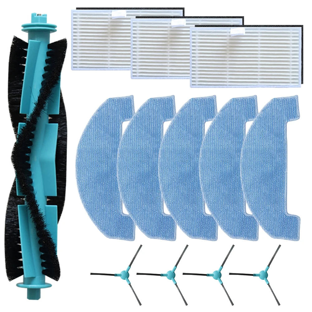 

1*main Brush + 5*mop Cloths + 4*side Brushes + 3*Filter For Ultenic For T20 Pro / For Ultenic For T10 Lite / For Honor Vacuum