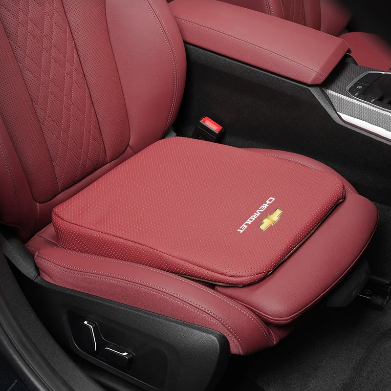 Car Seat Cover Leather Car Seat Cushion Protector Pad Hip Protect Mat For Chevrolet Silverado Trax Cruze Spark Tahoe Captiva Z71