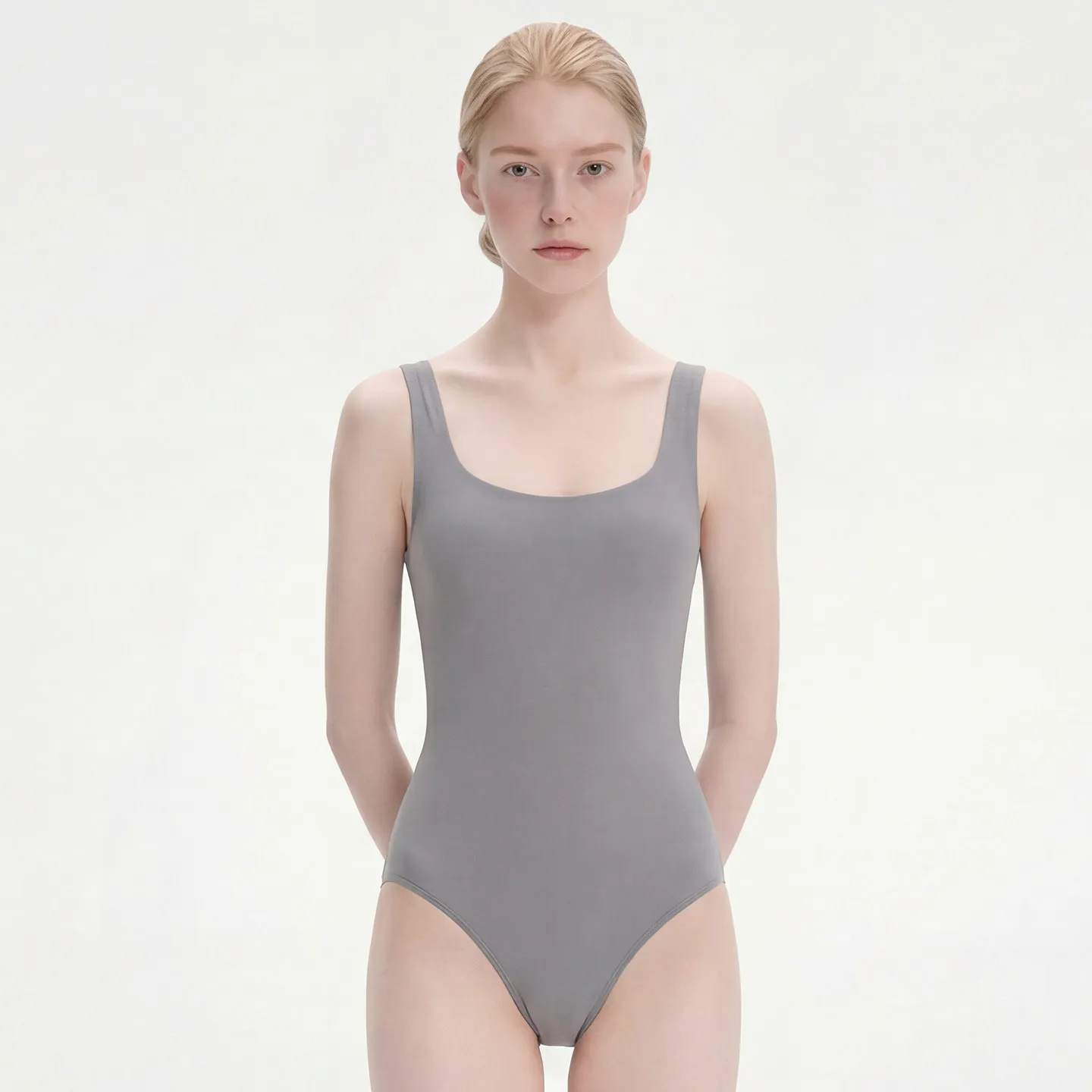 

Women Ballet Leotard Wide Strap Gymnastics Leotards Elegant Simple Unitard High Cut Dance Wear Adult