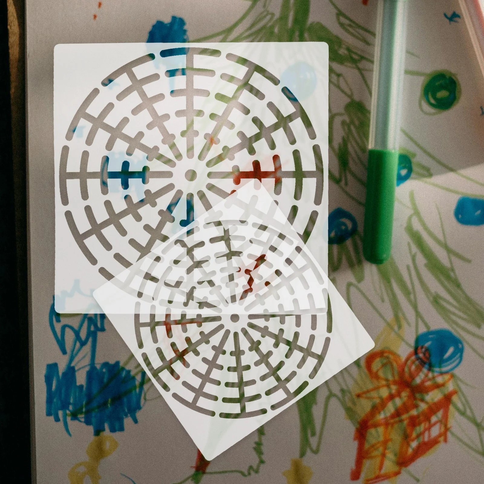 10 قطعة ماندالا استنسل قابلة لإعادة الاستخدام قوالب الحرفية دهان داي جدار ديكور زخرفة الأثاث ماندالا استنسل الحرفية الإستنسل