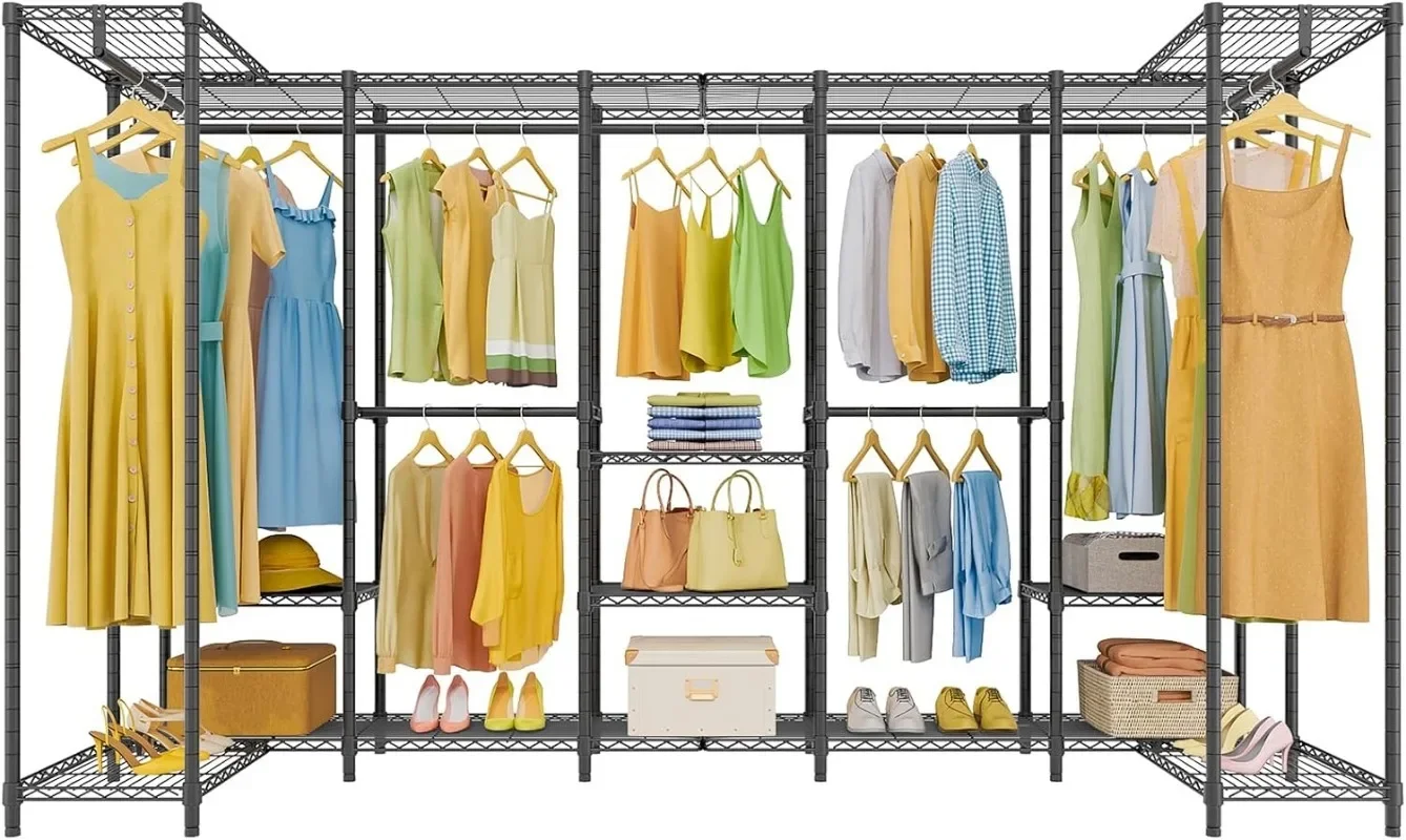VIPEK U70 Extra Large Heavy Duty Clothes Rack, Freestanding Portable Closet for Bedroom Storage Wardrobe Closet Organizer Wire