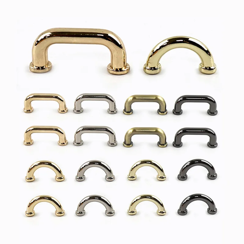 

20/30P Metal Screws Arch Bridge Buckle Bag Knapsack D Ring Buckles Backpack Chain Side Clip Clasp DIY Hardware Accessories