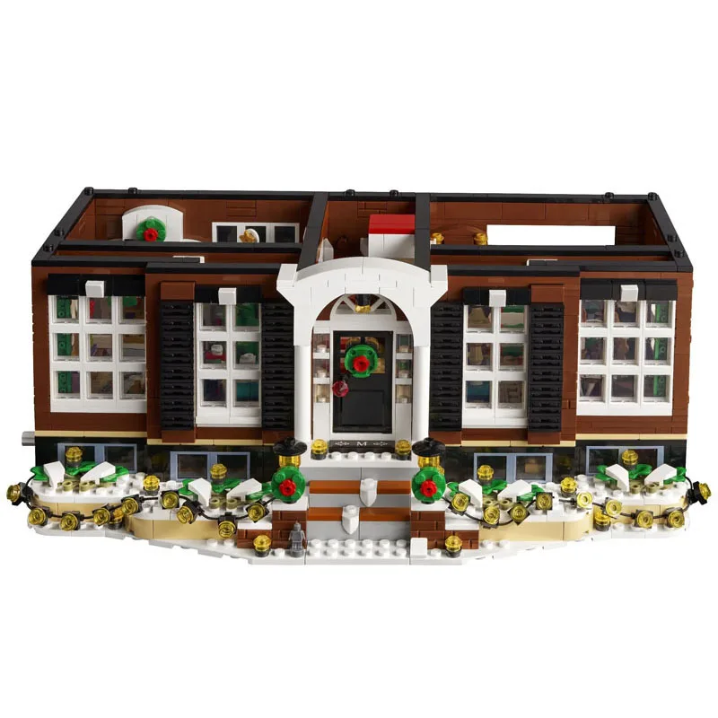 HOT 3955 PCS Home Alone House Model Building Blocks mattoni giocattolo educativo per ragazzo Kid regalo di compleanno di natale compatibile 21330