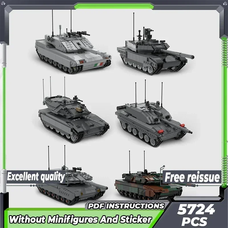 

Модель военного автомобиля Moc, строительные кирпичи C1 MBT Battlefield, танк, технология, модульные блоки, подарок, Рождественская игрушка, набор «сделай сам», сборка