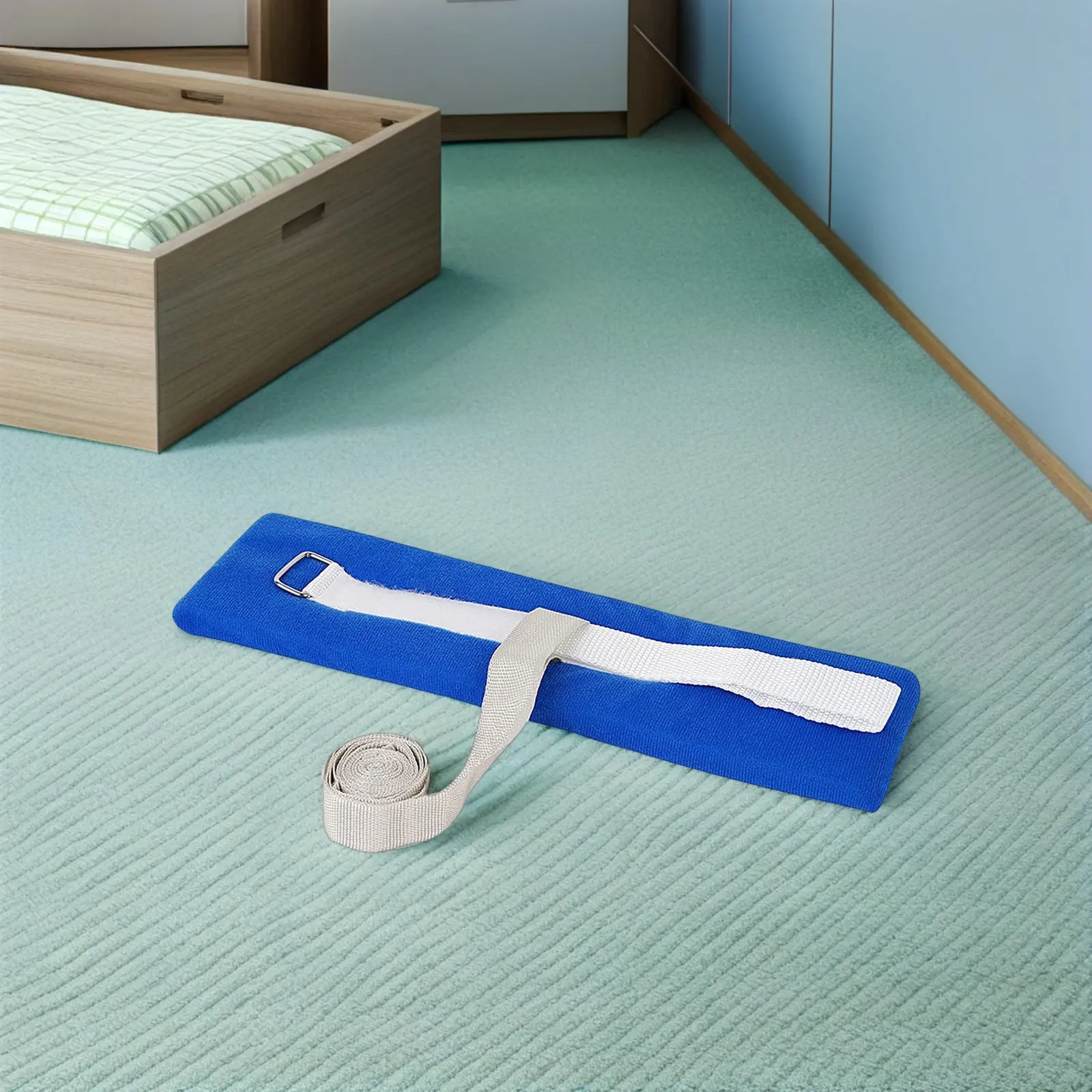 

4Pcs Restraints Straps for Patients Adjustable Hospital Bed Wrist Hand Leg Strap Fixed Strap Nursing Fall Prevention