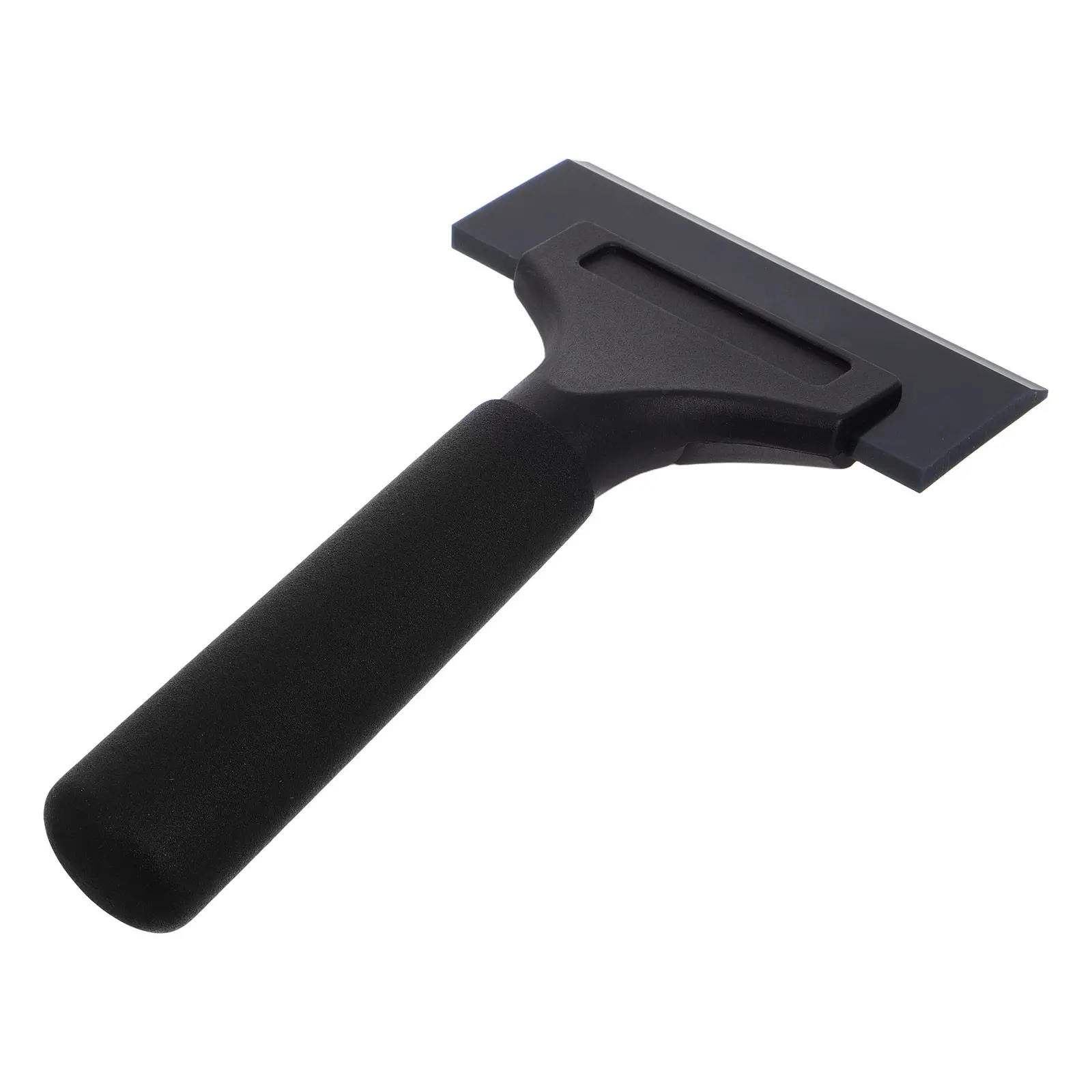 Car Window Squeegee Hard Rubber Blade Portable Aluminum Handle Multi-Functional Scraper Tool for Tinting Cleaning Ice Remover