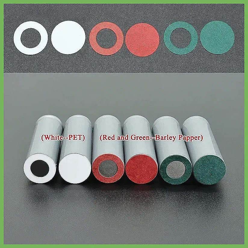 18650 21700 26650 Li-ion Battery Insulation Gasket Pack Cell Barley Adhesive Paper Glue Fish Electrode Insulated Pads