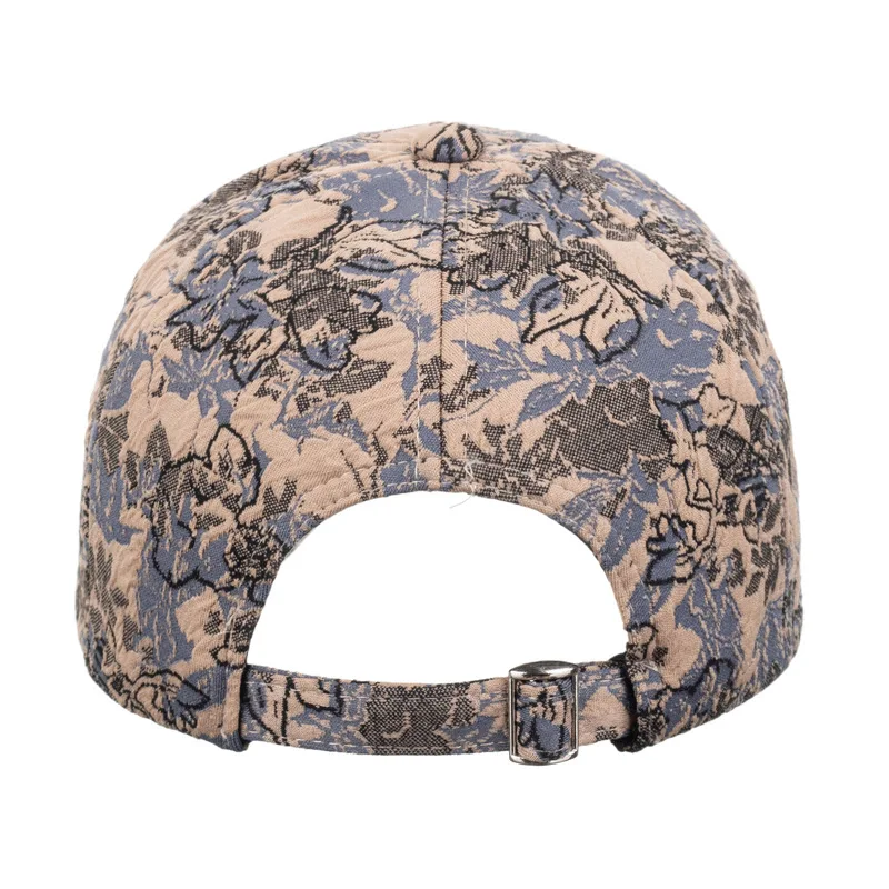 New Spring Ethnic Style Outdoor Sun Protection Hat, Spring and Autumn High-End Jacquard Hard-Cap Baseball Cap