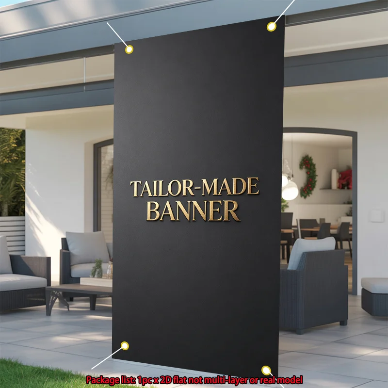 1pc Custom Banner 90x180cm, Banner with a Rope, Shooting Background Jumbo Sizes for Birthday Party, Corporate Events, Trade Show