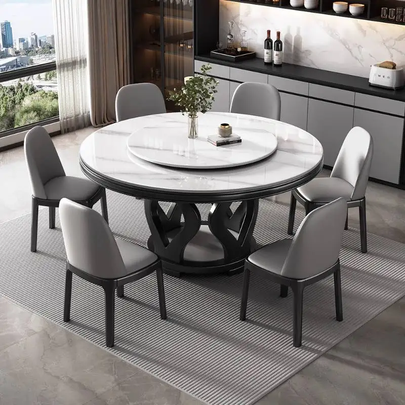 Minimalist Designer Dining Tables White Style Expandable Extending Dining Tables Modern Nordic Mesas Comedor Furniture For Home