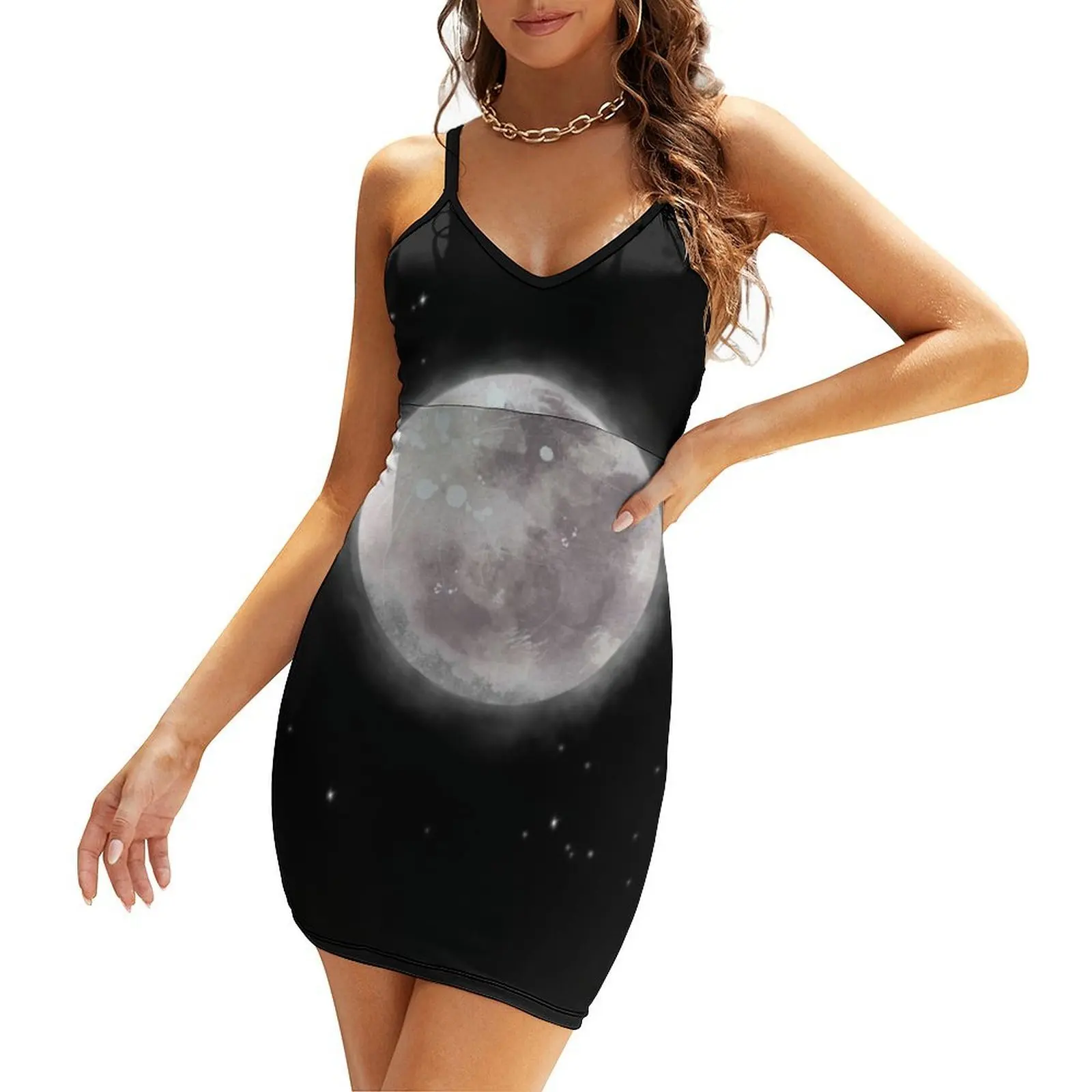 

The Moon Sling Dress dresses summer Female dress cute dress Women dresses summer