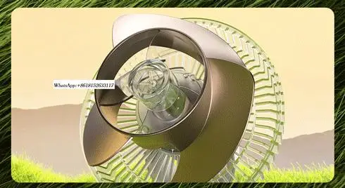 Luftzirkulation, vertikaler Kopfschütteln, intelligenter energiesparender Bodenventilator MM