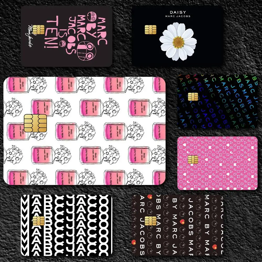 Fashion M-Marc Jacobs Credit Card Skin Stickers for Bank Card Bus Metro Card Sticker Waterproof Gift