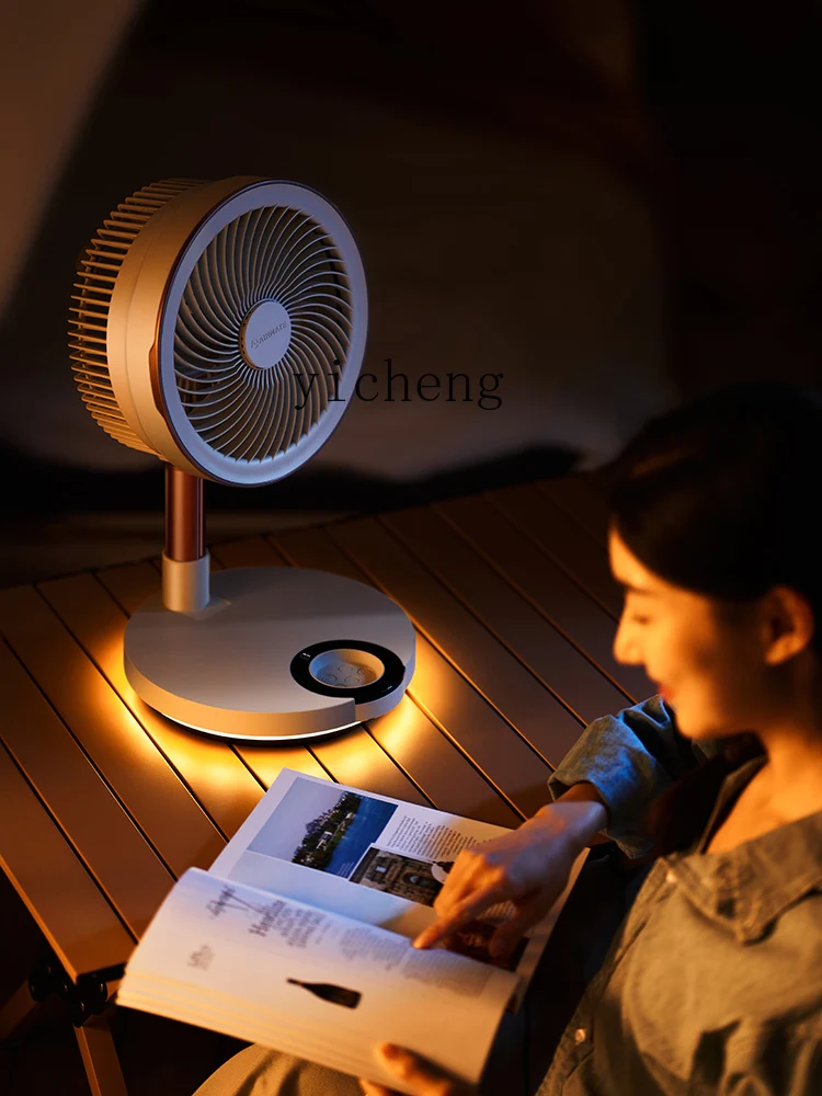 cc27Aromatherapy Mosquito Repellent Foldable Air Circulator Wireless Rechargeable Electric Fan
