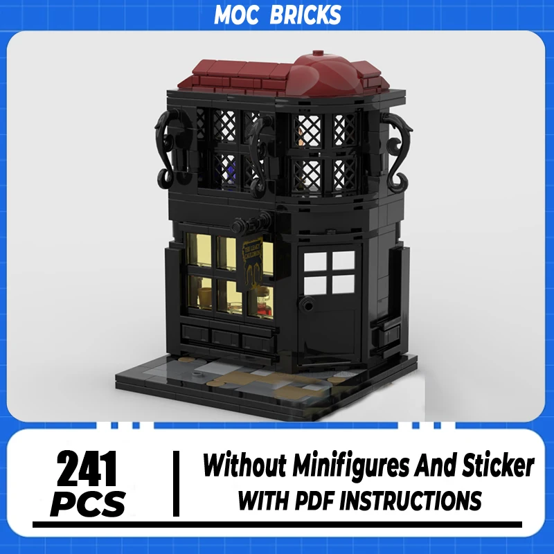 

Популярная модель фильма Moc, строительные блоки, бар в волшебном мире, модель «сделай сам», сборка, строительная игрушка, праздничные подарки на день рождения