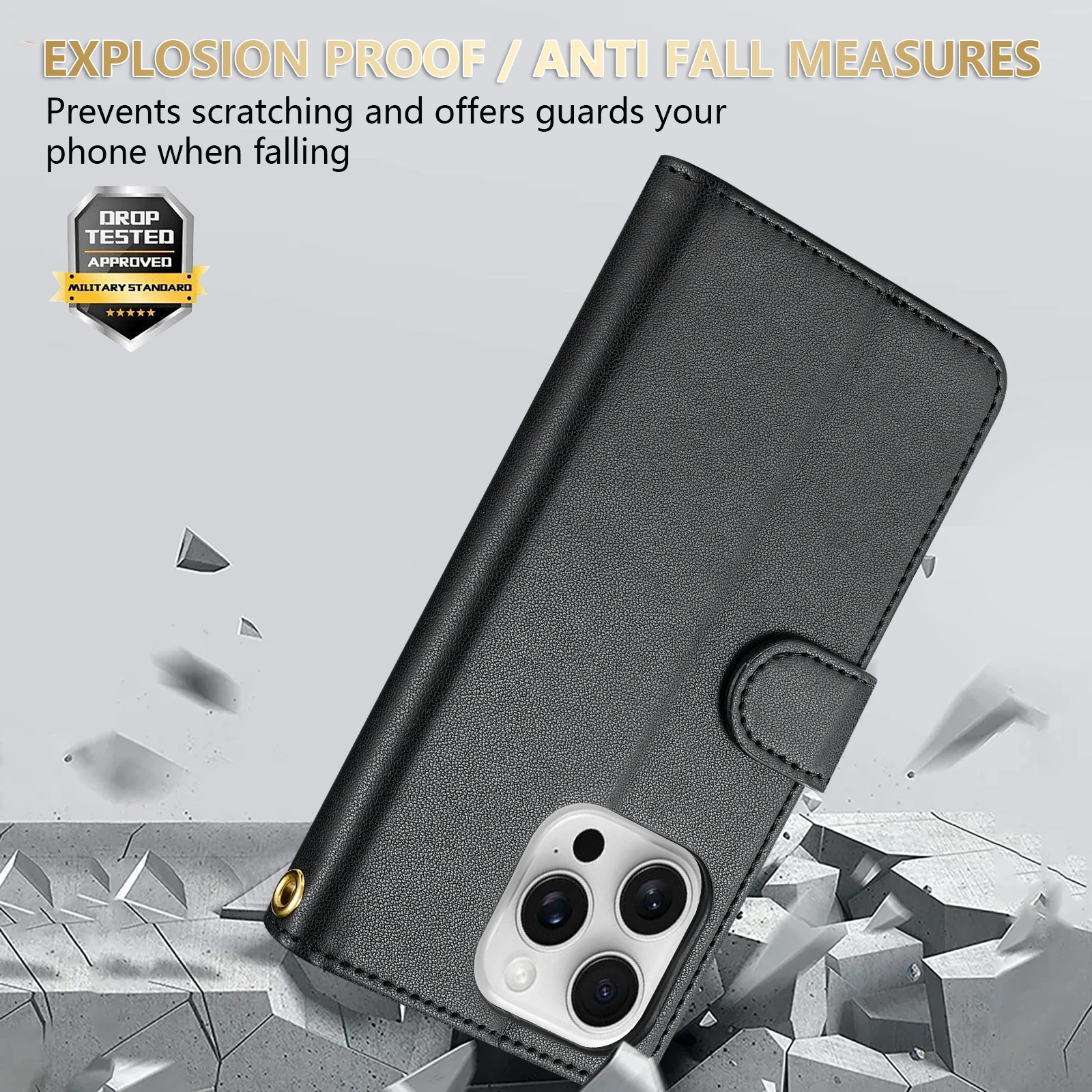 Wallet Small Fragrance Zipper Card Slot Magnetic Flip Leather Case For iPhone 18 Pro Max 17e Air 16 Plus 15 14 13 Mini Cover view 6