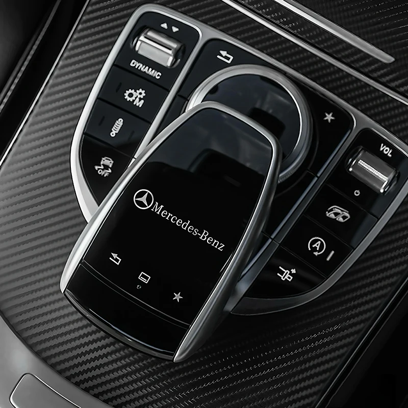 ثلاثية الأبعاد شعار معدني ملصق سيارة الديكور الداخلي التصميم الشارات لمرسيدس بنز AMG W203 W205 C300 W206 W108 W124 W126 W140 #6