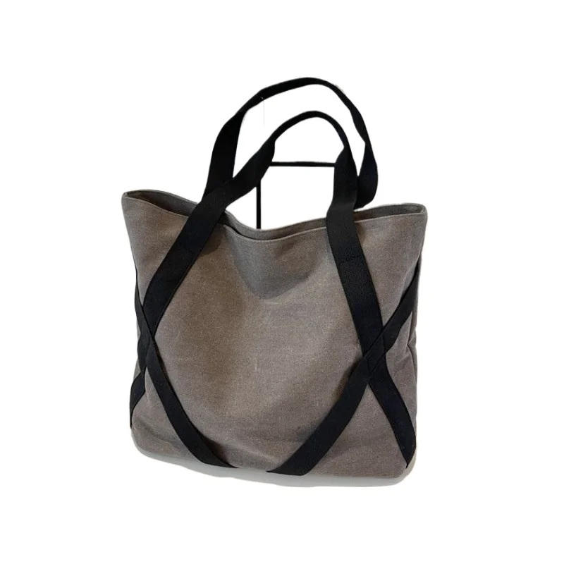 

Новая модная универсальная легкая водонепроницаемая сумка через плечо, большая вместительная парусиновая дорожная сумка для отдыха, женские сумки