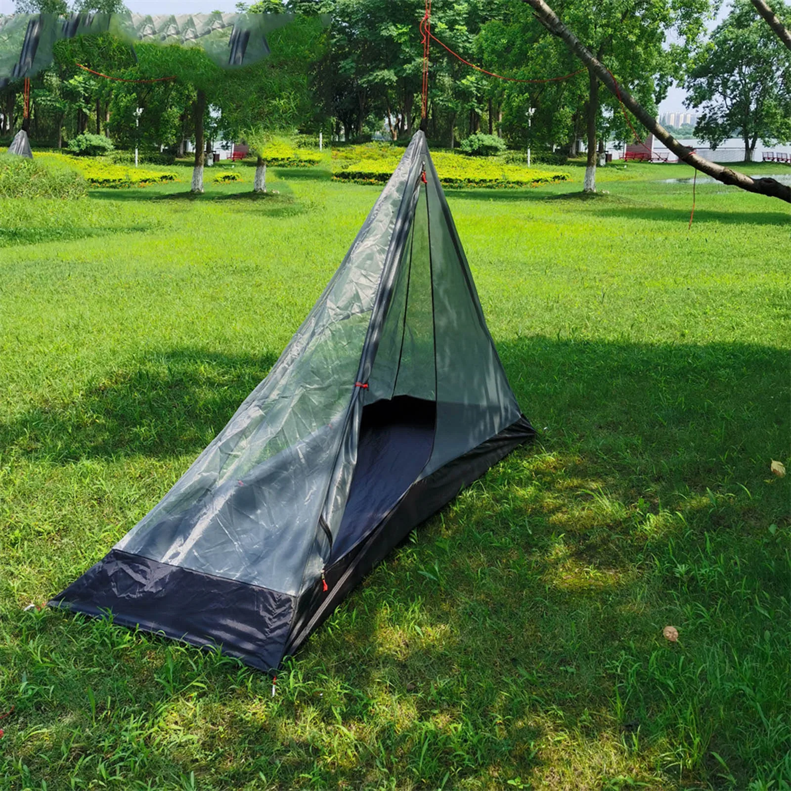 

1pc Brand New Hot Sale Mesh Tent 210D Oxford Fabric Camping Mesh Tent Carry Bag Double Side Zippers For Garden