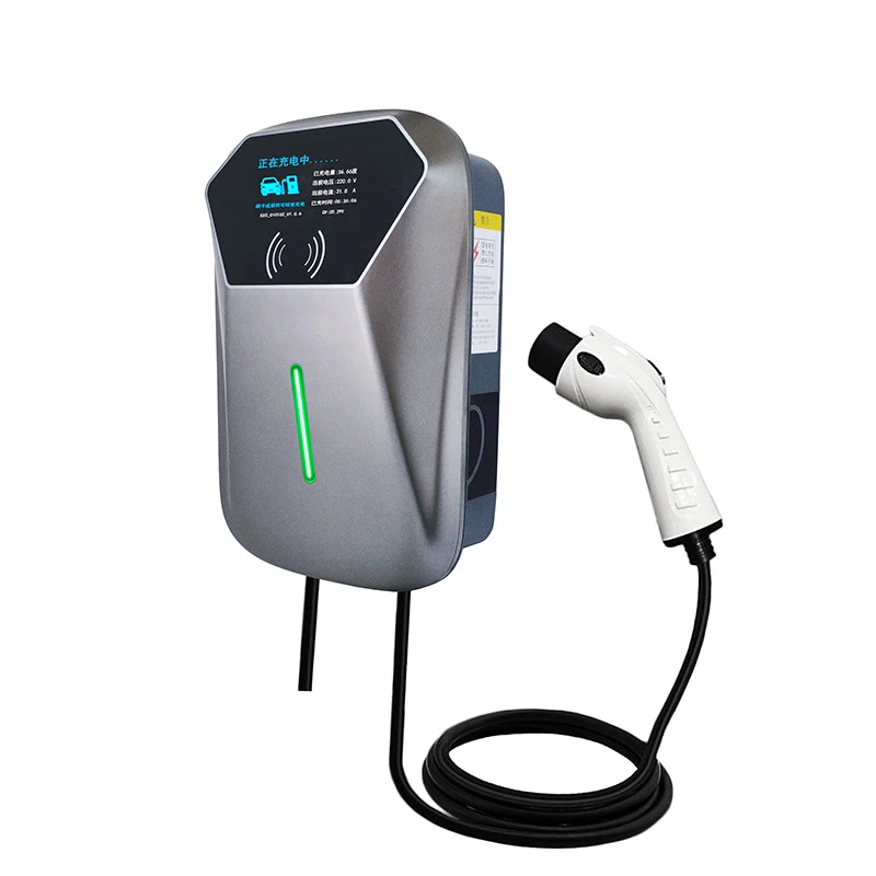 

New Energy Vehicle Charging Pile 7KW Ev Charging Pile With App Control Household 32A AC Charging Pile Portable Smart Charging