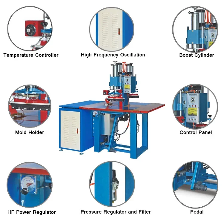 High frequency PVC ceiling film welding machine for coated fabrics