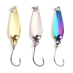 1pcs Metal Spinner Spoon Lures Trout Fishing Lure Hard Bait Sequins Paillette Artificial Baits Spinnerbait Fish Tools 1.1g-7g