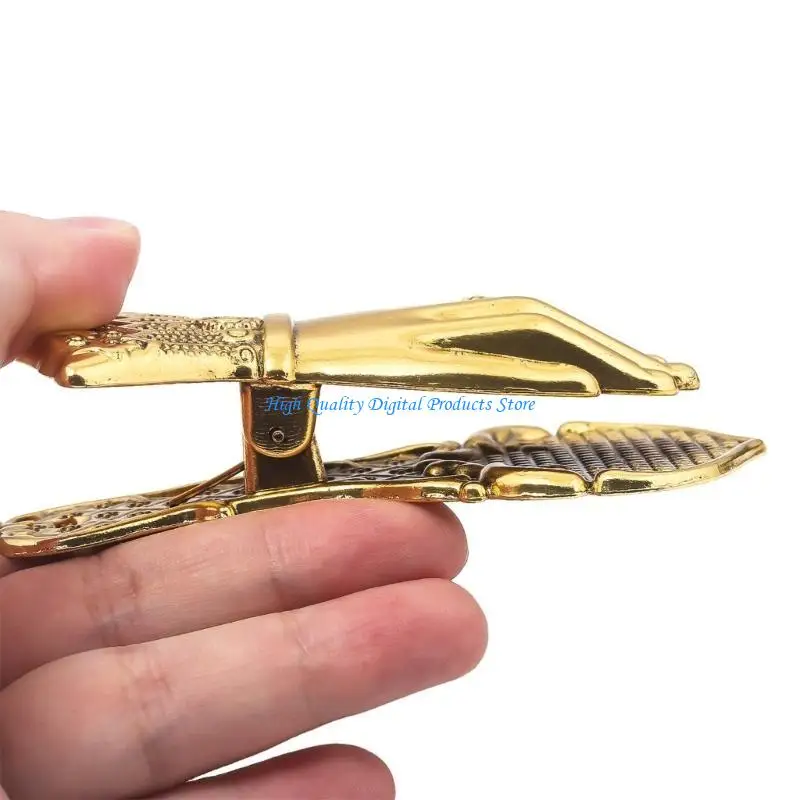 

U2JE Metal Paper Clip Scrapbooking Clip Lady's Hand Bookmarks Page Holder Clip