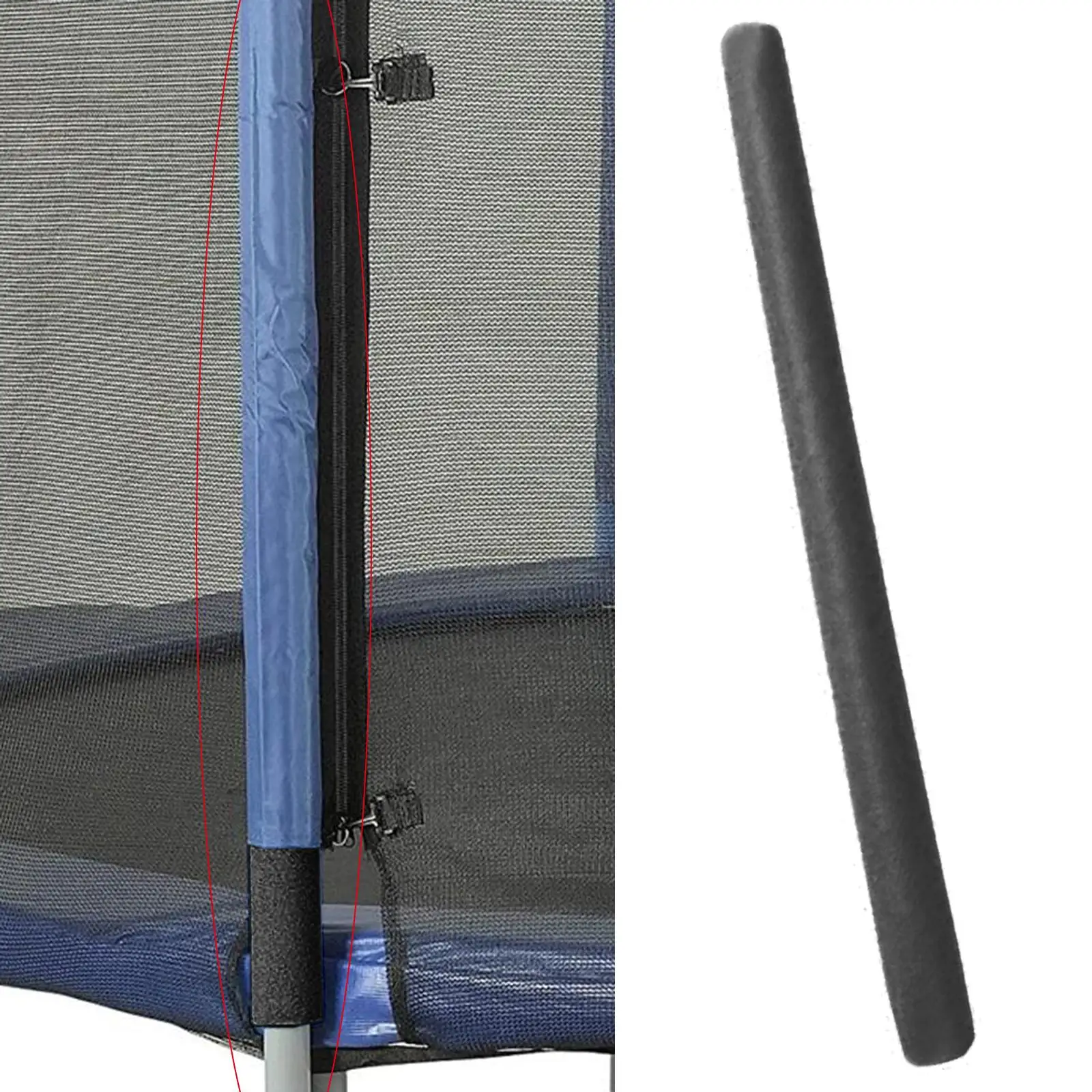 Trampoline Foam Tube Cover Safety Padding Protection Casing Replacement Parts for Kids Indoor Outdoor Trampoline