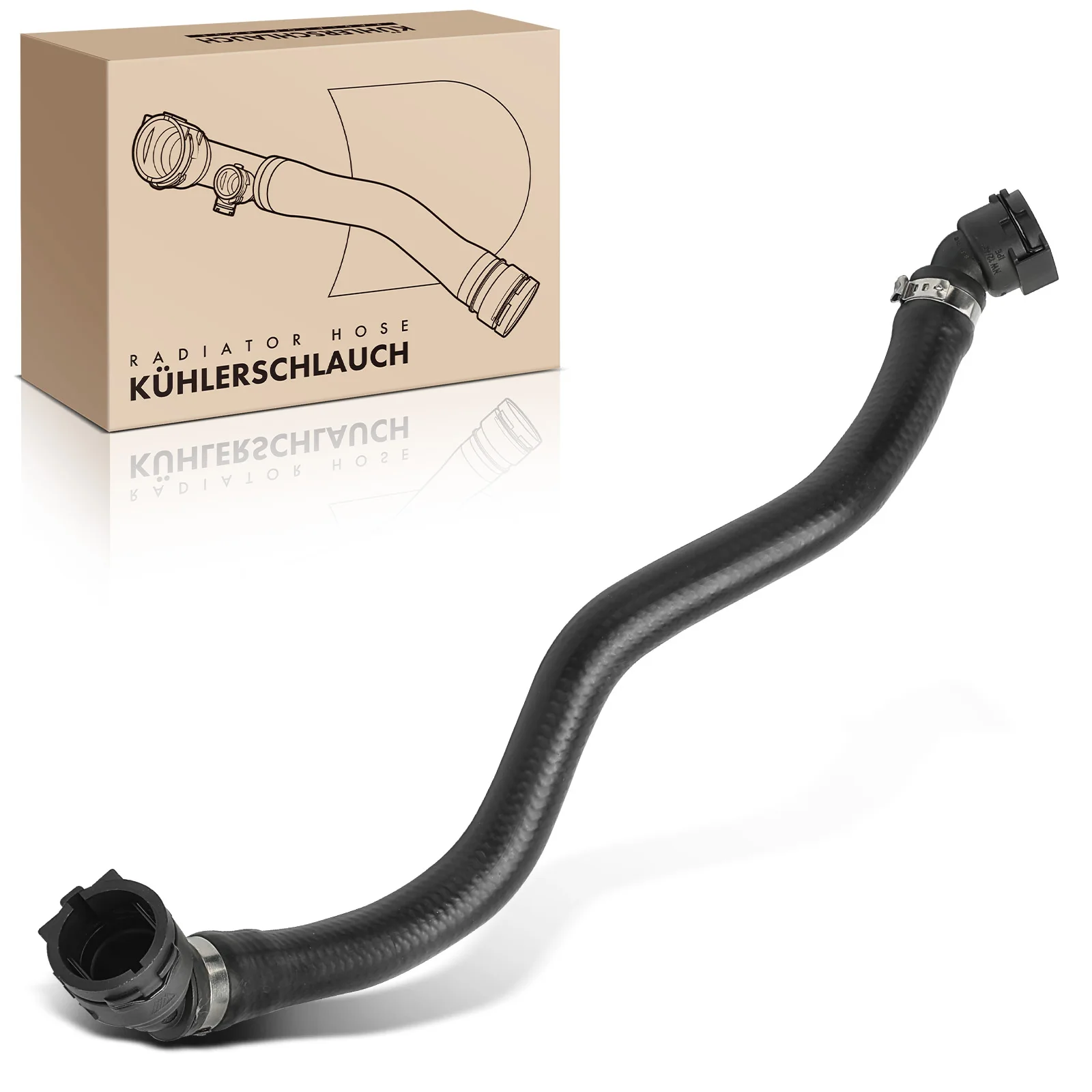 Frankberg 1x Radiatorslang Koelwaterslang voor BMW 1er F20 F21 3ER F30 F80 Touring F31 F34 4ER F32 F33 F36 17127596841