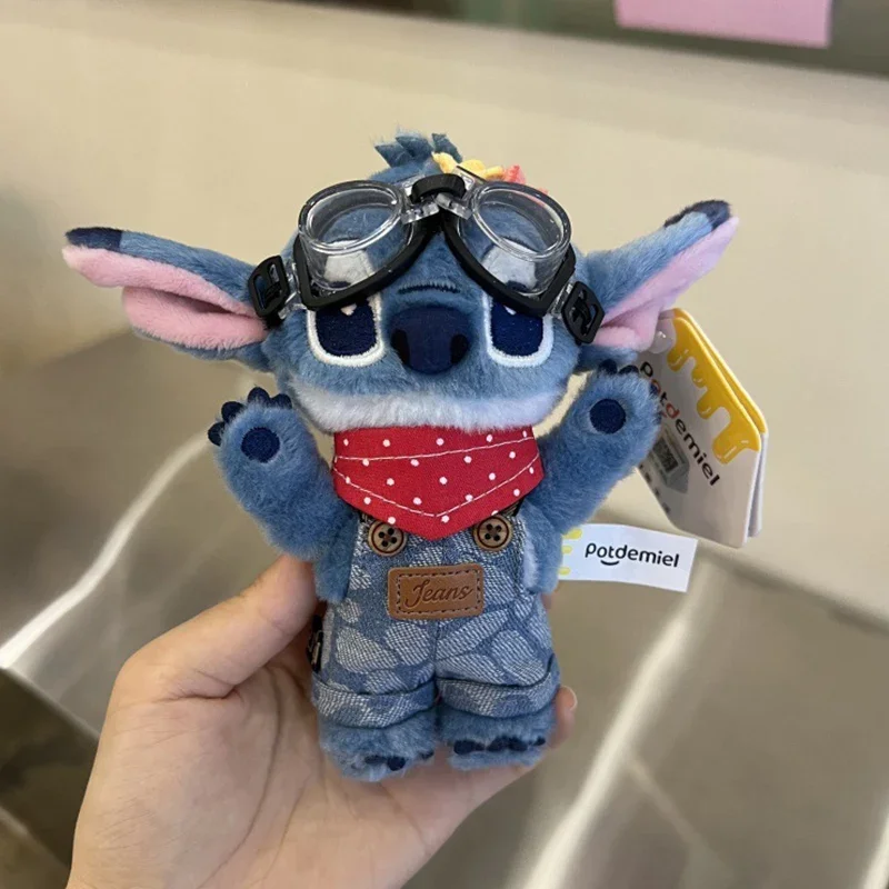 

Ститч брелок плюшевая игрушка Лило и Стич рюкзак кулон украшение дома игрушка для девочек и мальчиков мягкий плюшевый брелок кукла подарок на день рождения