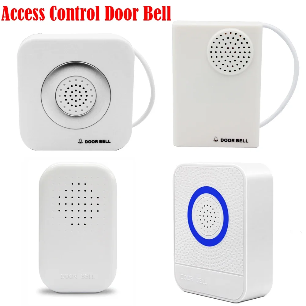 DC 12V Wired Doorbell Wire Access Control Wire Door Bell External Wired Doorbell Loud Ding-dong Ringtones