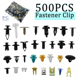 KJOY 500 PCS Mixed Auto Vehicle Fastener Bumper Clips Retainer Rivet Door Panel Fender Liner Universal Fit All Car