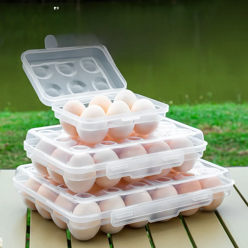 

oproof Food ade Egg Storage Box Portable Outdoor Frie Egg Carrier Box Fren Preservation Container Chinese Sle