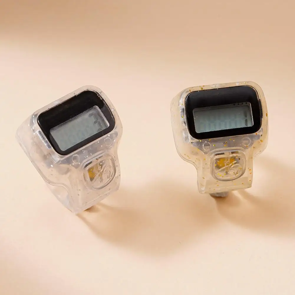 Compteur de doigts de fitness, mini compteur de main à affichage numérique, clic numérique manuel pour suivre les tours de nager ou les tours de course