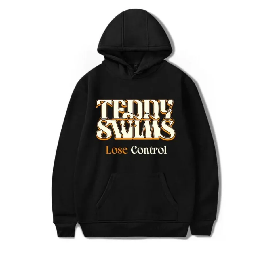 Teddy Swims Lose Control Oversized Hoodie Women Men Harajuku Sweatshirt Streetwear Hip Hop Pullover Hooded Jacket Y2K Clothes