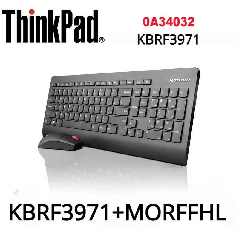 

Lenovo 2,4 ГГц Беспроводная клавиатура Thinkpad Combos KBRF3971 итальянская испанская Арабская французская иврит + лазерная мышь 1600DPI Мышь 0A34032