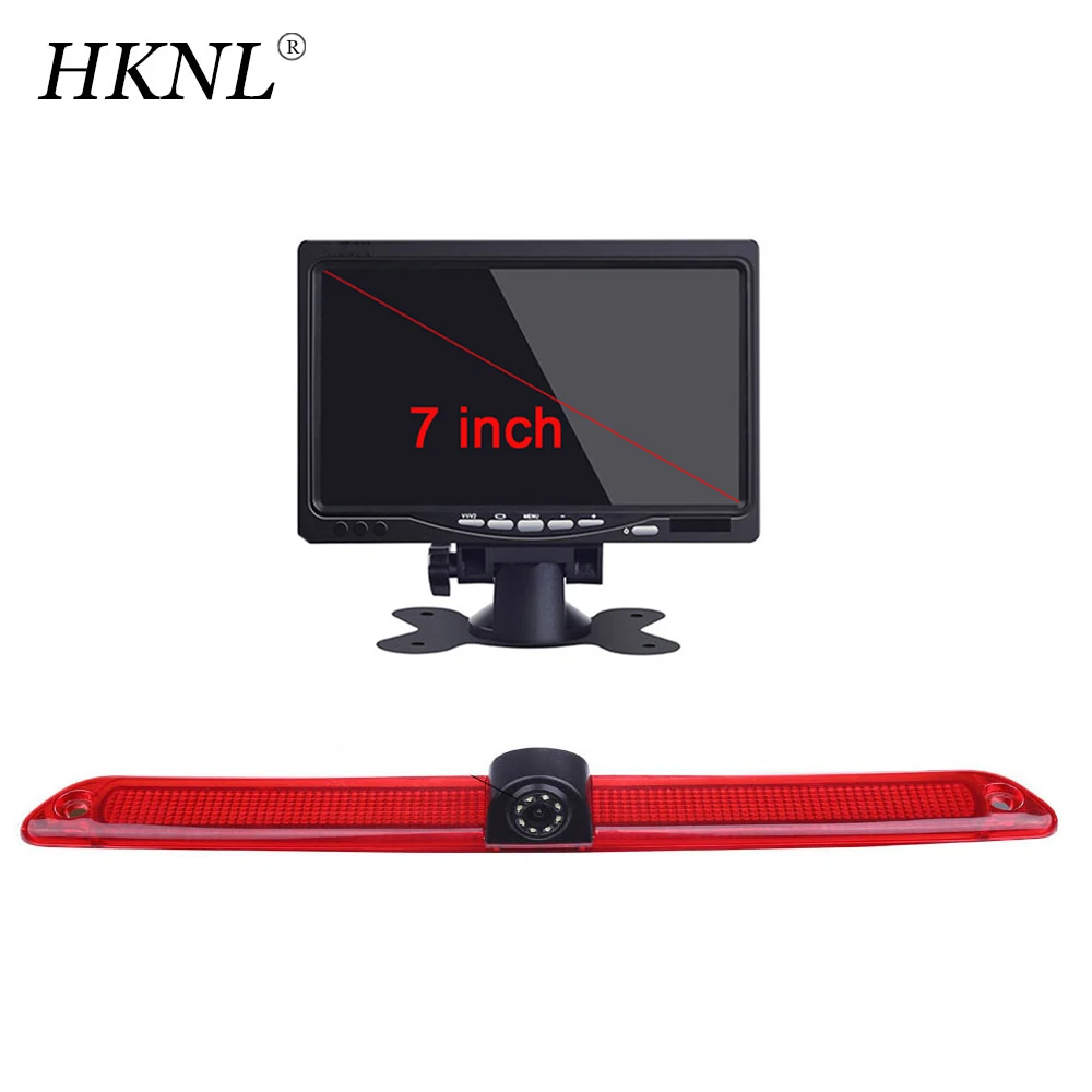 

HKNL LED Night Vision Monitor Mirror Car Reverse Reversing Camera For Mercedes Benz Sprinter W906 W906 W910 W907 Brake light HD