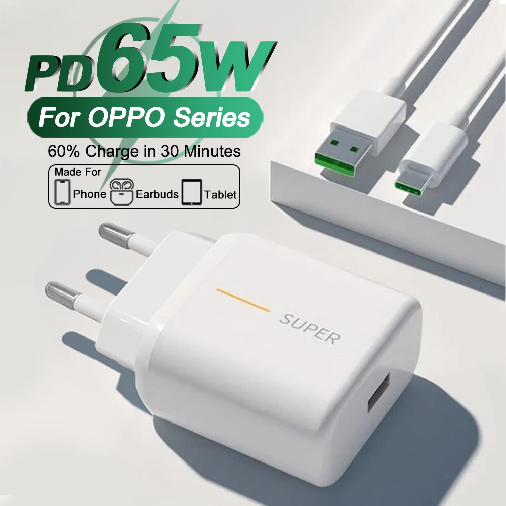 الأصلي 65 واط Supervooc USB شاحن سريع ل ممن لهم K13 K12 K11 K10 توربو رينو 14 13 12 11 برو البحث X8 X7 X6 A5 A6 برو نوع C كابل #1